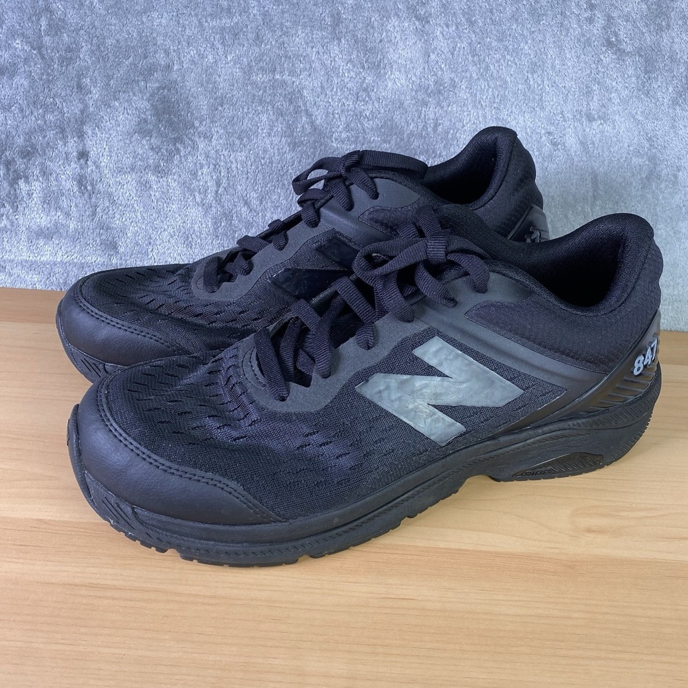 New Balance 847 Mens Size 10 D Black Walking Shoe Sneaker MW847CB4